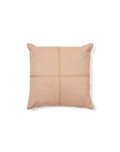 Чехол на подушку из хлопка Sulken розового цвета с вышивкой 45 x 45 см La forma (ex julia grup)