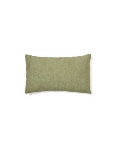 Чехол на подушку Sayema из зеленого хлопка и джута с вышивкой 30 x 50 см La forma (ex julia grup)