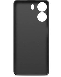 Чехол накладка для смартфона Poco C65 силикон черный 72855 Borasco