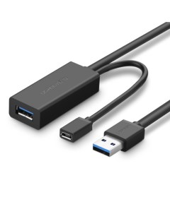 Кабель USB Micro USB USB экранированный 5м черный US175 20826 Ugreen
