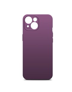 Чехол для iPhone 15 Plus Soft Touch силикон микрофибра фиолетовый Borasco