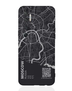 Чехол для Xiaomi Mi Note 10 10 Pro Карта Москвы черный Musthavecase