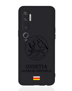 Чехол для Xiaomi Mi Note 10 10 Pro Черный лаковый Герб Северной Осетии черный Signumcase