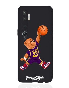 Чехол для Xiaomi Mi Note 10 10 Pro баскетболист с мячом черный Tony style