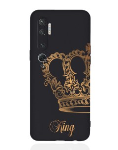 Чехол для Xiaomi Mi Note 10 10 Pro Парный чехол корона King черный Musthavecase