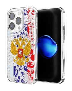 Чехол для iPhone 15 Pro с MagSafe Герб Российской Федерации Mcover
