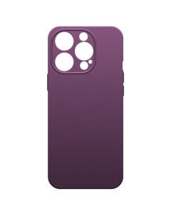 Чехол для iPhone 15 Pro Soft Touch силикон микрофибра фиолетовый Borasco
