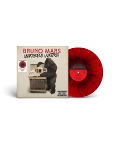 Bruno Mars Unorthodox Jukebox Red With Black Splatter Vinyl LP Warner