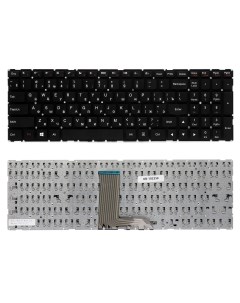 Клавиатура для ноутбука Lenovo Ideapad 700 15ISK 700 15 Y700 17ISK Плоский Enter Черна Nobrand