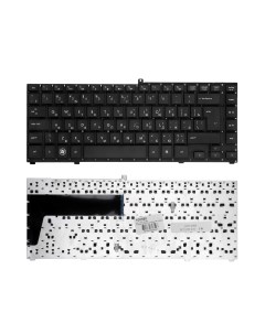 Клавиатура для ноутбука HP ProBook 4410s 4411s 4415s Series Г образный Enter Черная б Nobrand