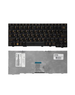 Клавиатура для ноутбука Toshiba Mini AC100 Series Плоский Enter Черная без рамки PN N Nobrand