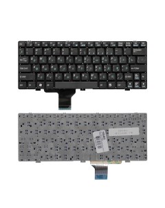 Клавиатура для ноутбука Asus Eee PC 1004DN Series Плоский Enter Черная без рамки PN N Nobrand