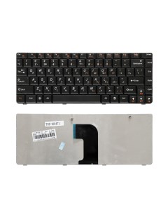 Клавиатура для ноутбука Lenovo IdeaPad U450 U450A U450P Series Плоский Enter Черная б Nobrand