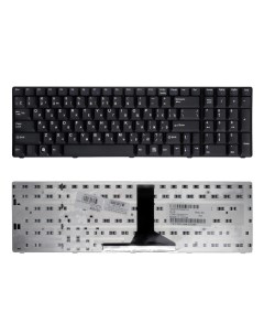 Клавиатура для ноутбука Acer eMashines G520 G720 G620 Series Плоский Enter Черная без Nobrand