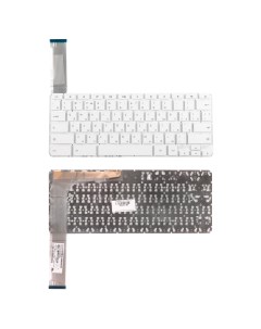 Клавиатура для ноутбука HP 14 ak Series Плоский Enter Белая без рамки PN 9Z NBTSQ 00R Nobrand