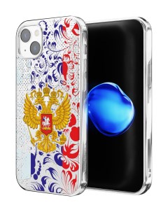 Чехол для iPhone 14 Plus противоударный Герб Российской Федерации Mcover