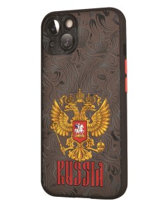 Чехол для iPhone 13 с защитой камеры Россия Mcover