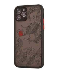 Чехол для iPhone 11 Pro с защитой камеры Японский дракон инь аниме Mcover