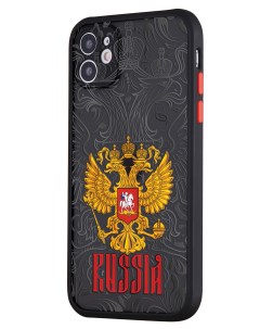 Чехол для iPhone 11 с защитой камеры Россия Mcover