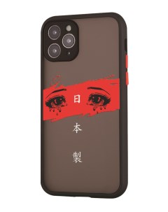 Чехол для iPhone 11 Pro с защитой камеры Красно белые глаза аниме Mcover