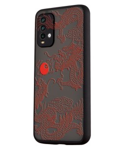 Чехол для Redmi 9T с защитой камеры Японский дракон янь аниме Mcover