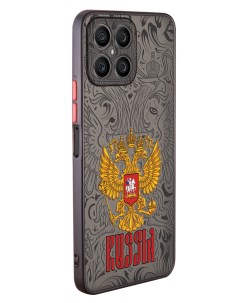 Чехол для Honor X8 с защитой камеры Россия Mcover