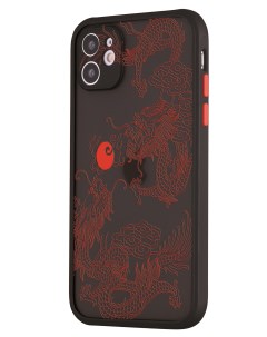 Чехол для iPhone 11 с защитой камеры Японский дракон янь аниме Mcover