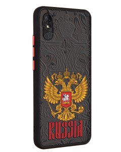 Чехол для Redmi 9A с защитой камеры Россия Mcover