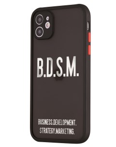 Чехол для iPhone 11 с защитой камеры Надпись B D S M Mcover
