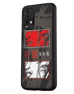 Чехол для Redmi 9T с защитой камеры Глаза аниме Mcover