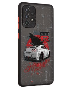 Чехол для Galaxy A72 с защитой камеры Машина Nissan GTR Skyline Mcover
