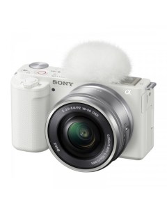 Фотоаппарат беззеркальный ZV E10 Kit White Sony