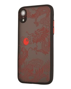 Чехол для iPhone Xr с защитой камеры Японский дракон янь аниме Mcover