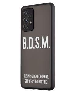 Чехол для Galaxy A52 с защитой камеры Надпись B D S M Mcover