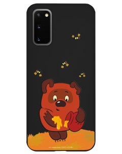 Силиконовый чехол для Samsung S20 FE Медвежонок и мед Mcover