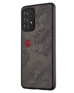 Чехол для Galaxy A52 с защитой камеры Японский дракон инь аниме Mcover