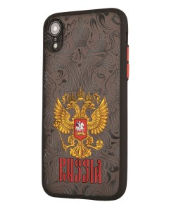 Чехол для iPhone Xr с защитой камеры Россия Mcover