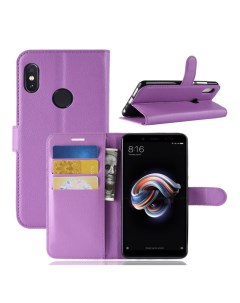 Чехол Wallet для смартфона Xiaomi Redmi Note 5 Xiaomi Redmi Note 5 Pro фиолетовый Printofon