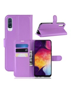 Чехол Wallet для смартфона Samsung Galaxy A50 Galaxy A30s фиолетовый Printofon