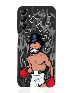 Чехол для Samsung Galaxy A14 Monopoly Boxing Монополия Боксер черный Musthavecase