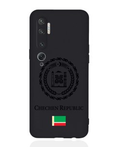 Чехол для Xiaomi Mi Note 10 10 Pro Черный лаковый Герб Чечни черный Signumcase