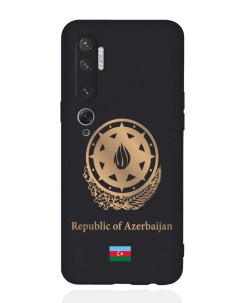Чехол для Xiaomi Mi Note 10 10 Pro Золотой Герб Азербайджана черный Signumcase