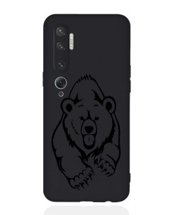 Чехол для Xiaomi Mi Note 10 10 Pro Медведь черный Musthavecase