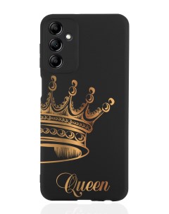 Чехол для Samsung Galaxy A14 Парный чехол корона Queen черный Musthavecase