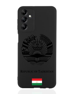 Чехол для Samsung Galaxy A14 Черный лаковый Герб Таджикистана черный Signumcase