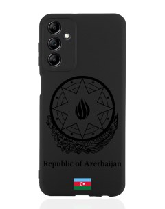 Чехол для Samsung Galaxy A14 Черный лаковый Герб Азербайджана черный Signumcase
