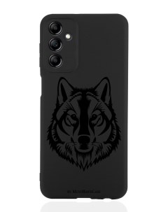 Чехол для Samsung Galaxy A14 Волк черный Musthavecase