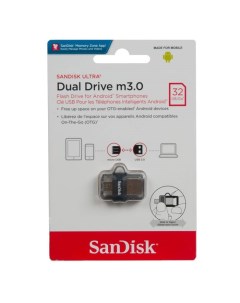 Флешка Ultra Dual Drive m3 0 SDDD3 032G G46 32 ГБ Sandisk