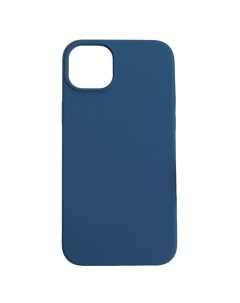 Чехол Ultimate для телефона iPhone 14 Plus силиконовый микрофибра синий Red line