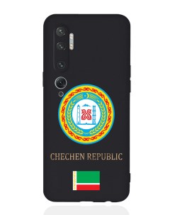 Чехол для Xiaomi Mi Note 10 10 Pro Герб Чечни черный Signumcase